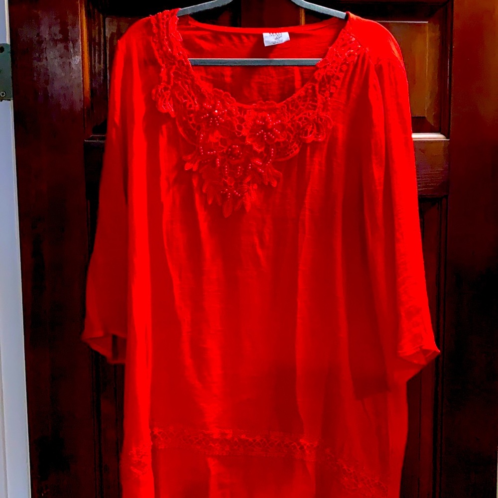 Red dress